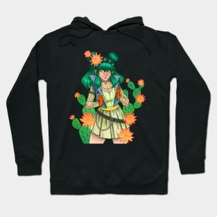 Cactus Flowers with Body Art Hoodie